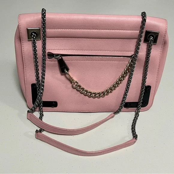 FURLA Diana Leather Chain Strap Bag in Pink - Picture 2 of 16